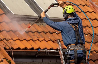 Démoussage et hydrofuge de toiture à Blancherupt